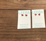(2) Leeba Heart Earrings