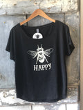 Bee Happy/Grateful T-Shirts