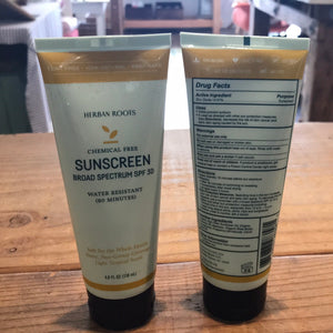 Herban Roots Sunscreen Water Resistant SPF 30